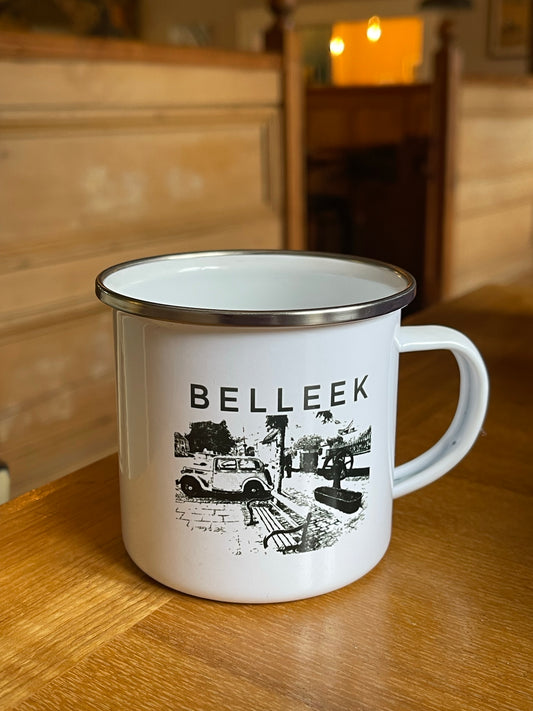 Belleek Enamel Camper Mug from Michelle Duffy Camlake Canvas Garrison County Fermanagh