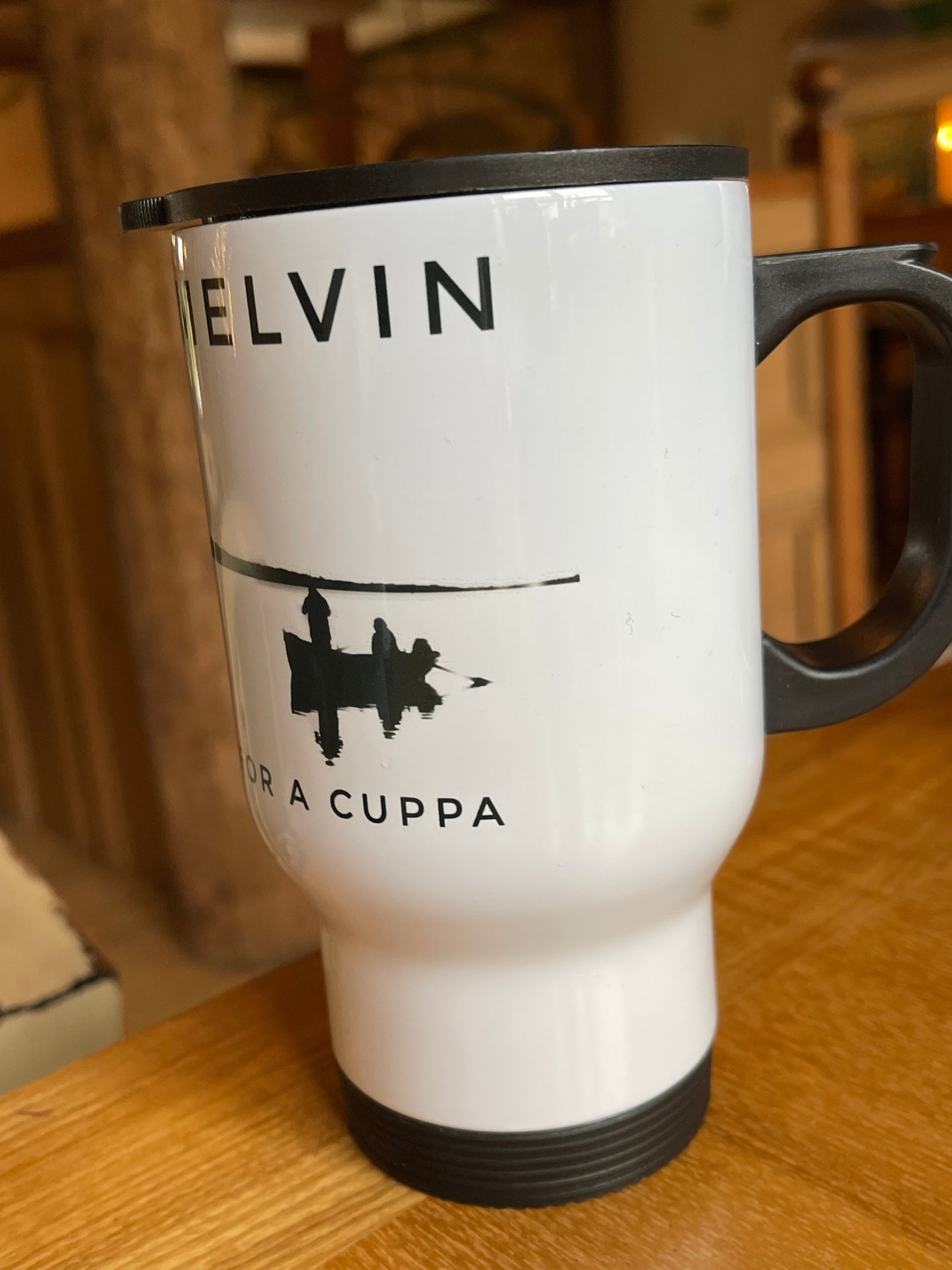 Lough Melvin Travel Mug from Michelle Duffy Camlake Canvas Garrison County Fermanagh