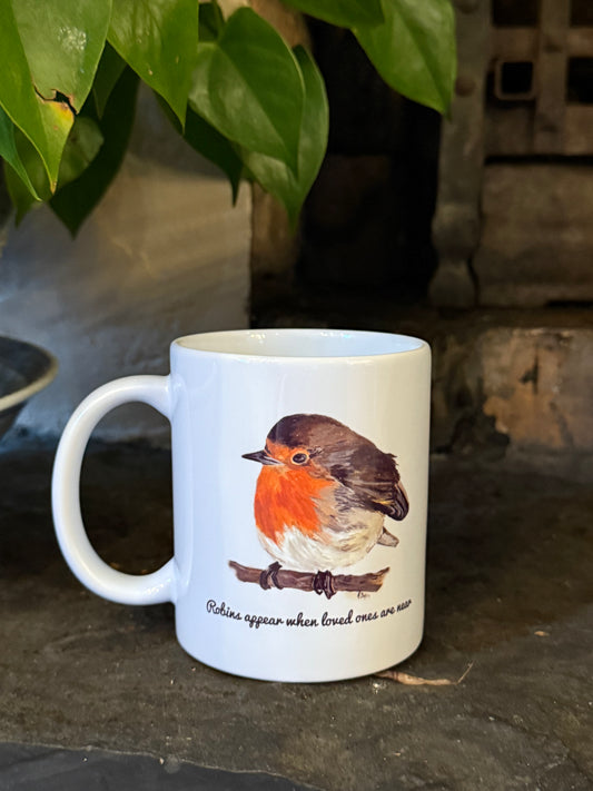 Robin Printed Mug