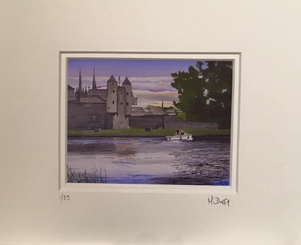 Summer by the Castle - Limited Edition Print by Michelle Duffy Camlake Canvas