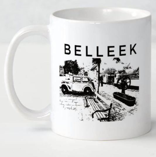 Belleek Printed Mug