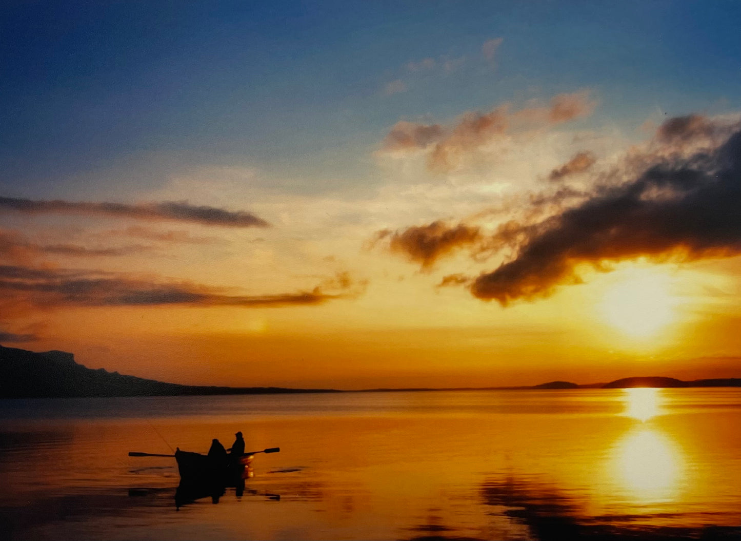 Sunset Fishing Lough Melvin- Photograph