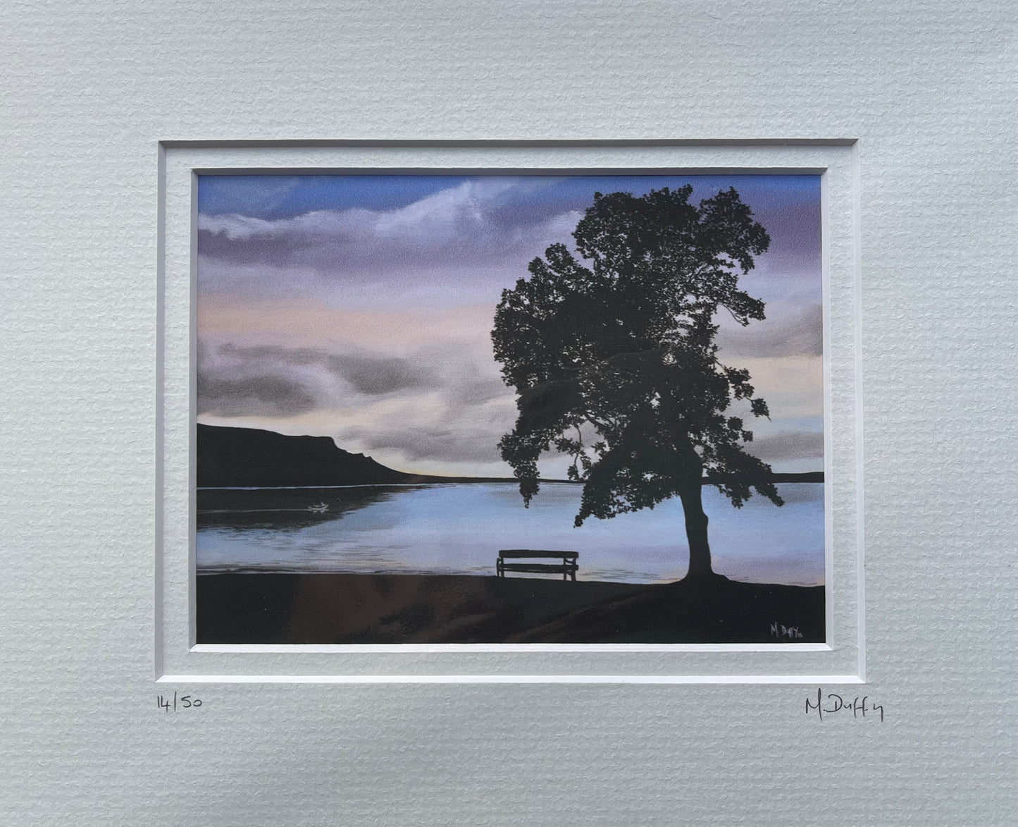 Summer evening by lough Melvin- Limited edition Art print